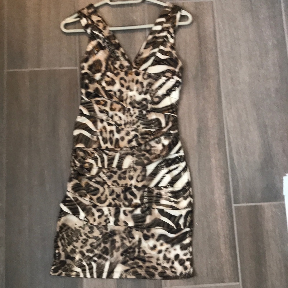 Forever 21 Shimmery leopard dress